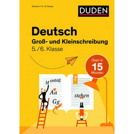 Deutsch in 15 Min - Groß- und Kleinschreibung 5./6. Klasse Clausen, Marion; Ablang, Friederike (Illustrationen) Gebundene Ausgabe 