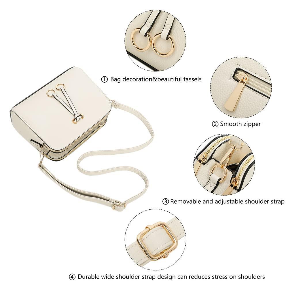 Only-bags.store Solide PU Leder Umhängetasche  