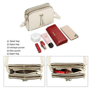 Only-bags.store Solide PU Leder Umhängetasche  