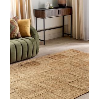 Beliani Tapis en Jute Boho ESENTEPE  