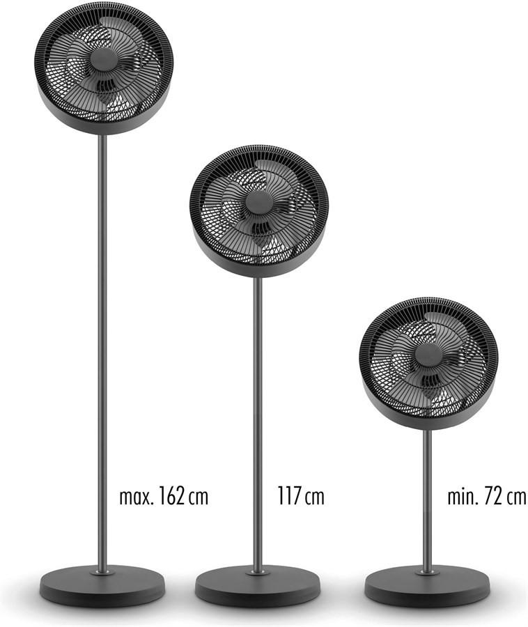 Trisa Standventilator mit Licht Ambiance - noir  