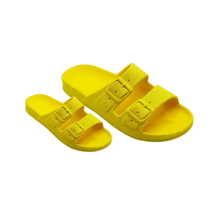 CACATOES Sandales Neon à Deux Brides et Boucles  