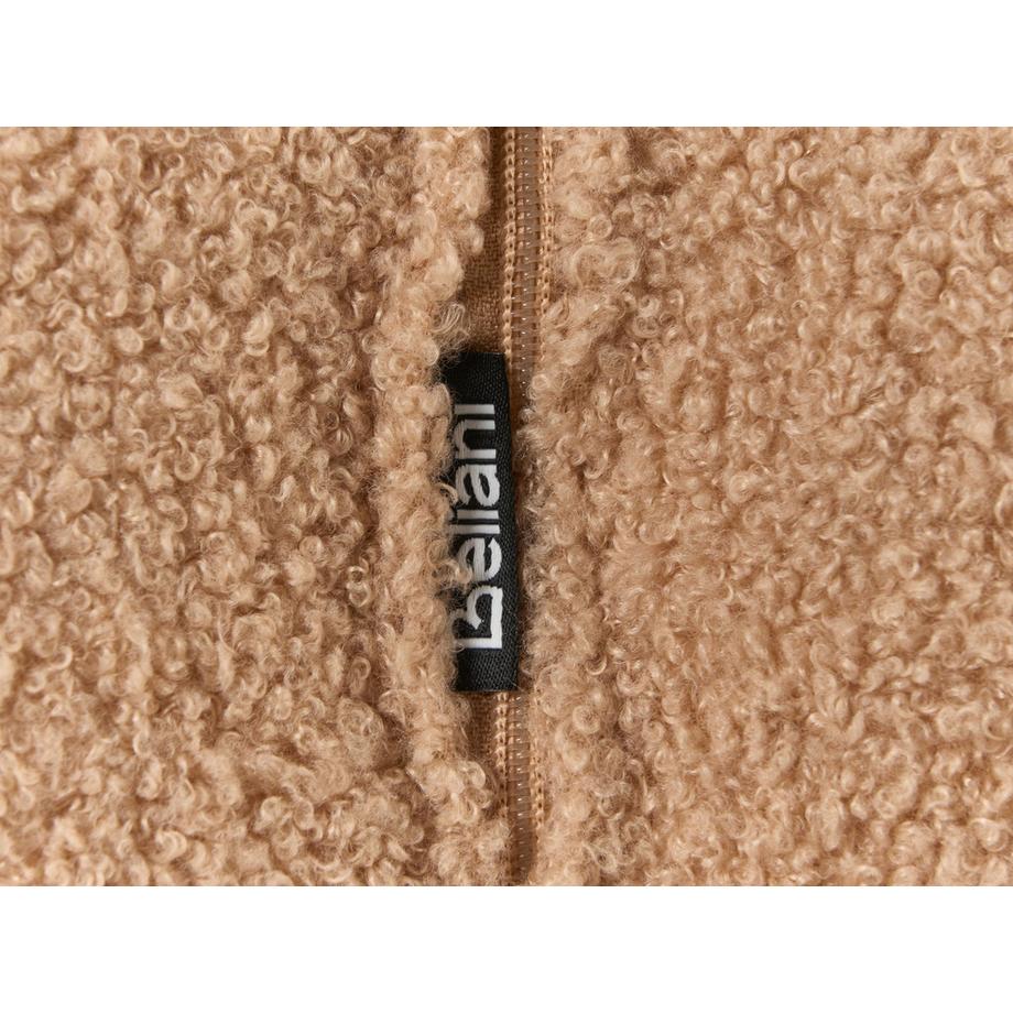 Beliani Pouf aus Bouclé Skandinavisch BEAUFORT  