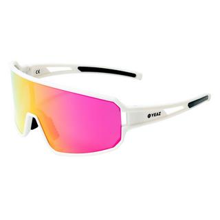 YEAZ  SUNWAVE Occhiali da sole sportivi crema bianco/rosa 