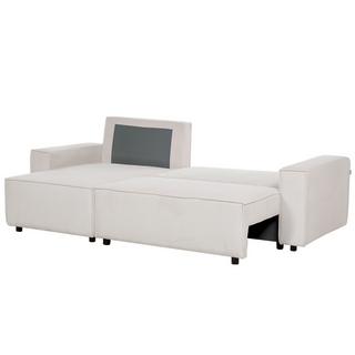 Beliani Schlafsofa aus Cord Modern ABACKA  