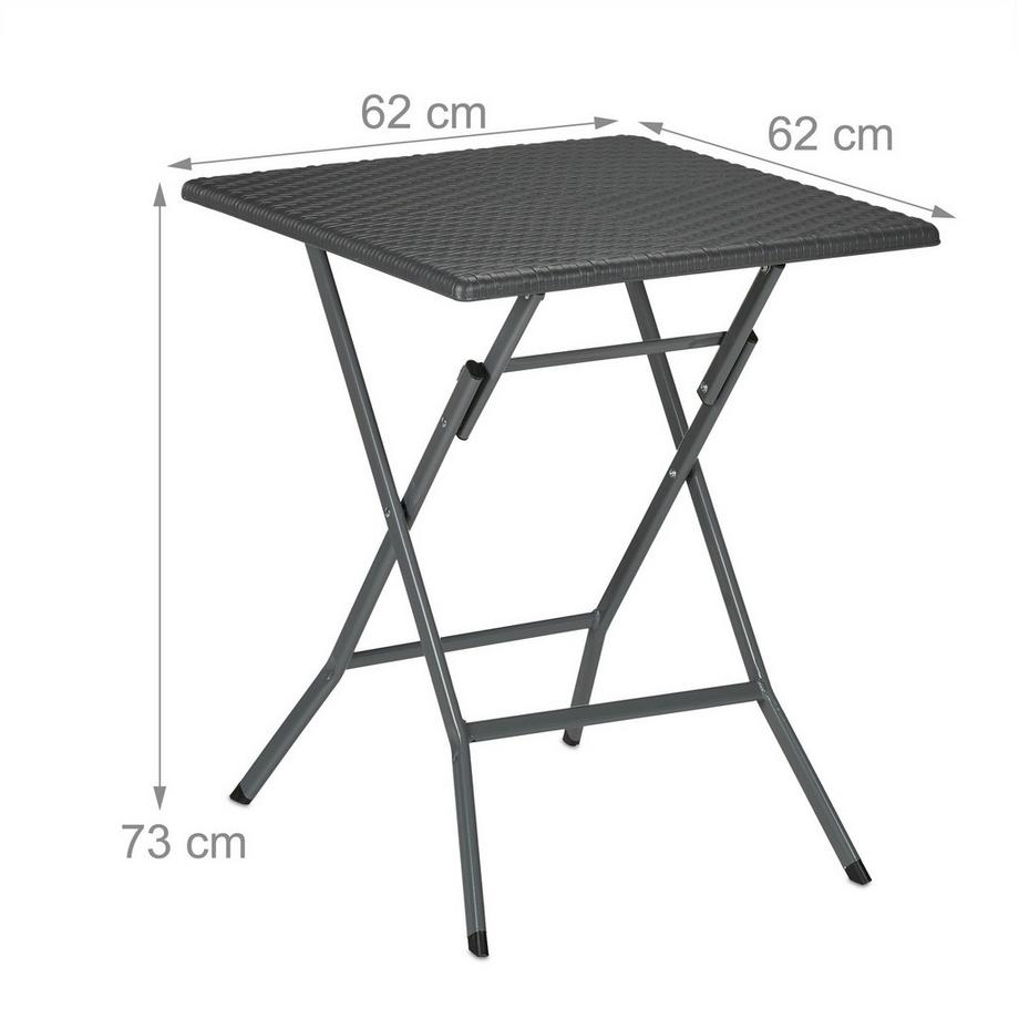 B2X Gartentisch iner Rattanoptik  