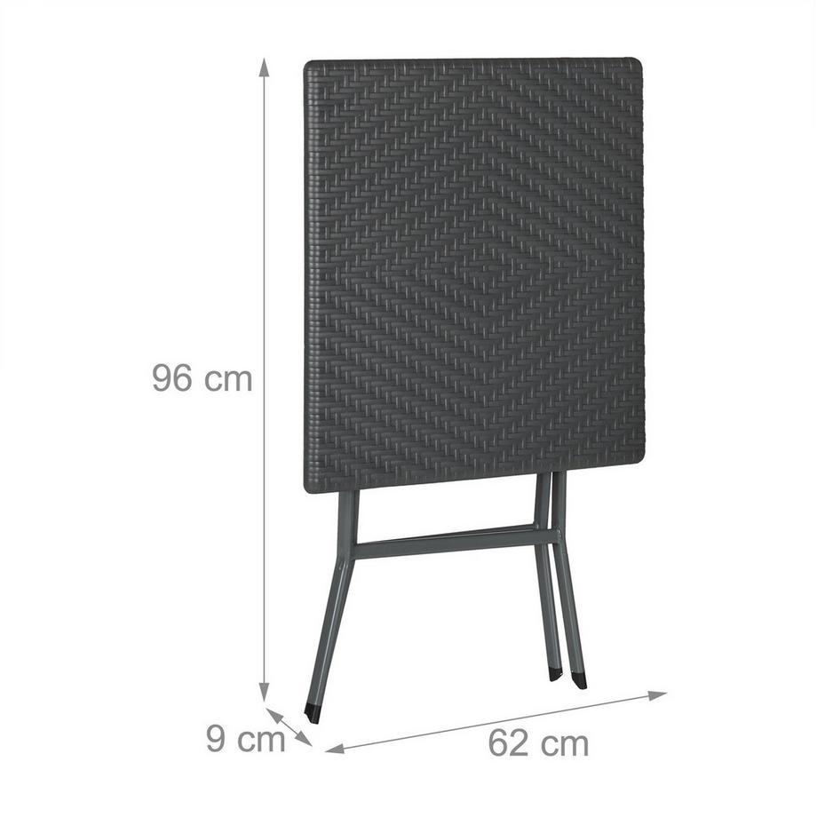 B2X Gartentisch iner Rattanoptik  