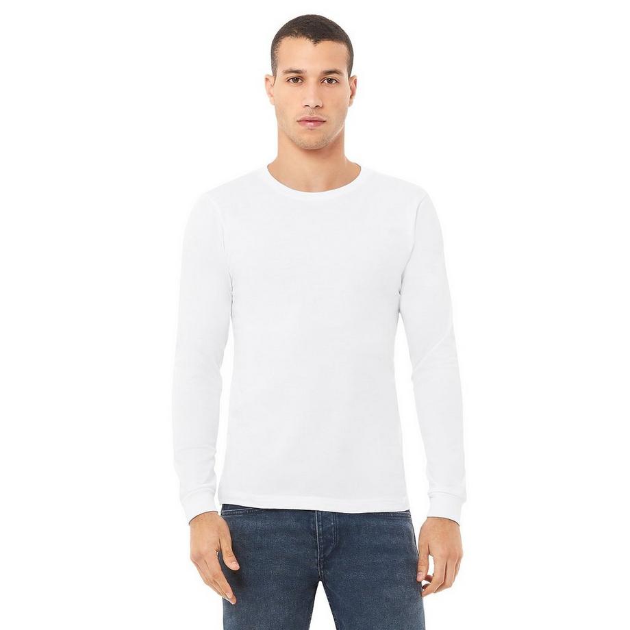 Bella + Canvas T-shirt a Maniche Lunghe Girocollo  