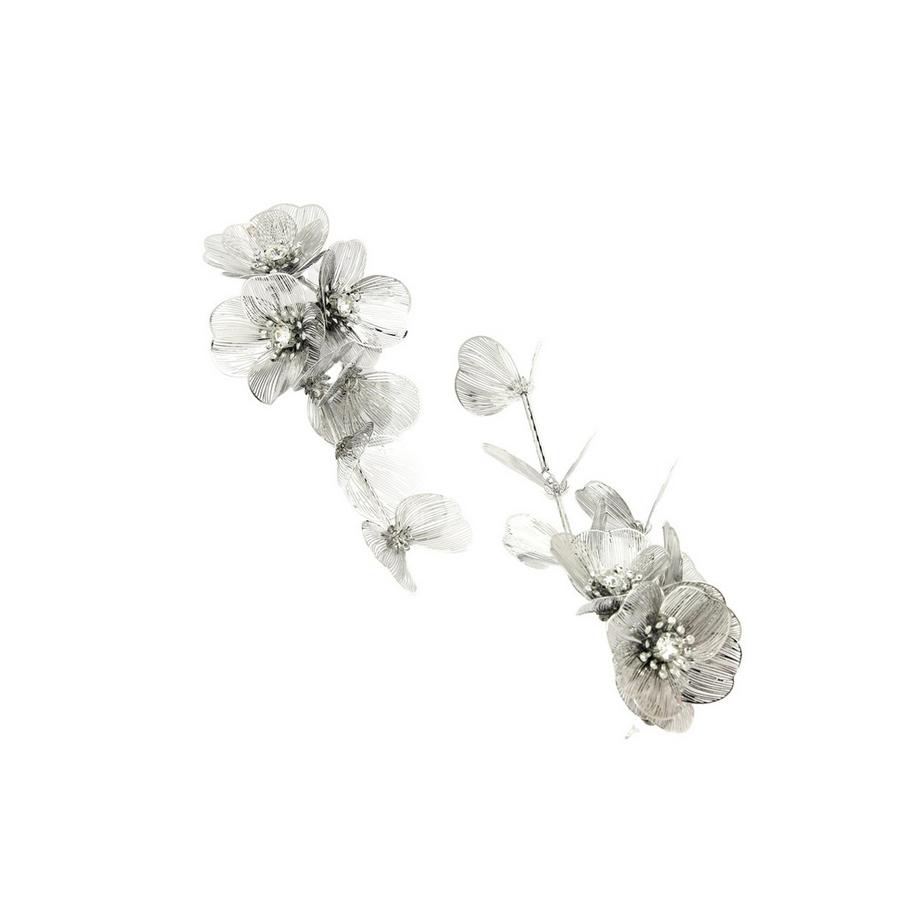 AVANT-GARDE PARIS  Kristallblüten-Quasten-Ohrringe 