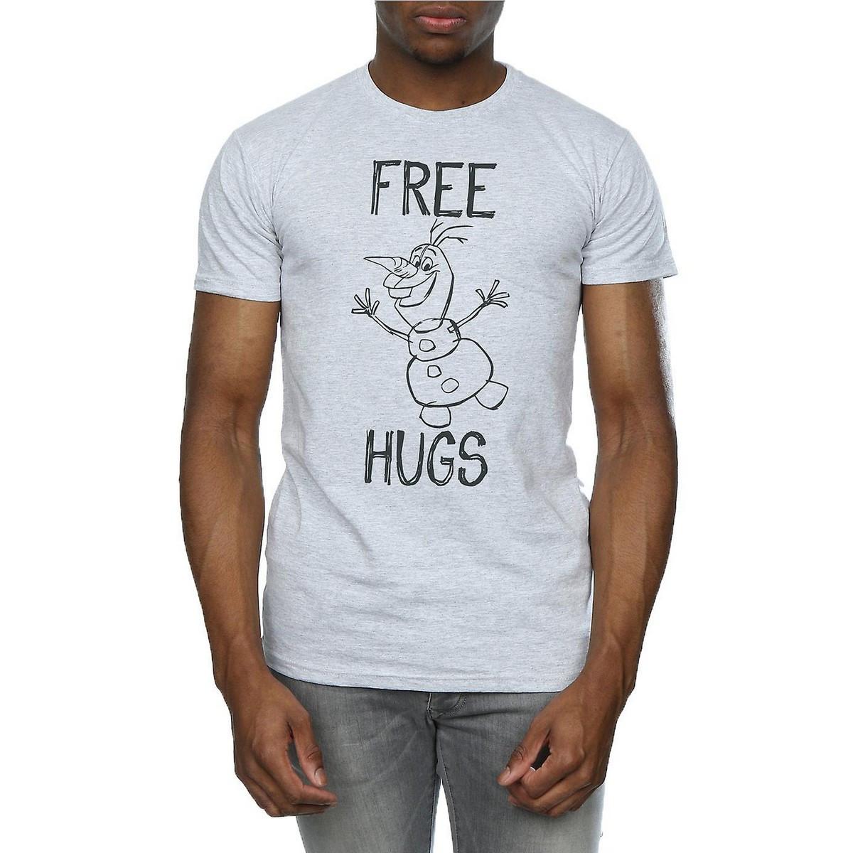 Image of Free Hugs Tshirt Herren Grau S