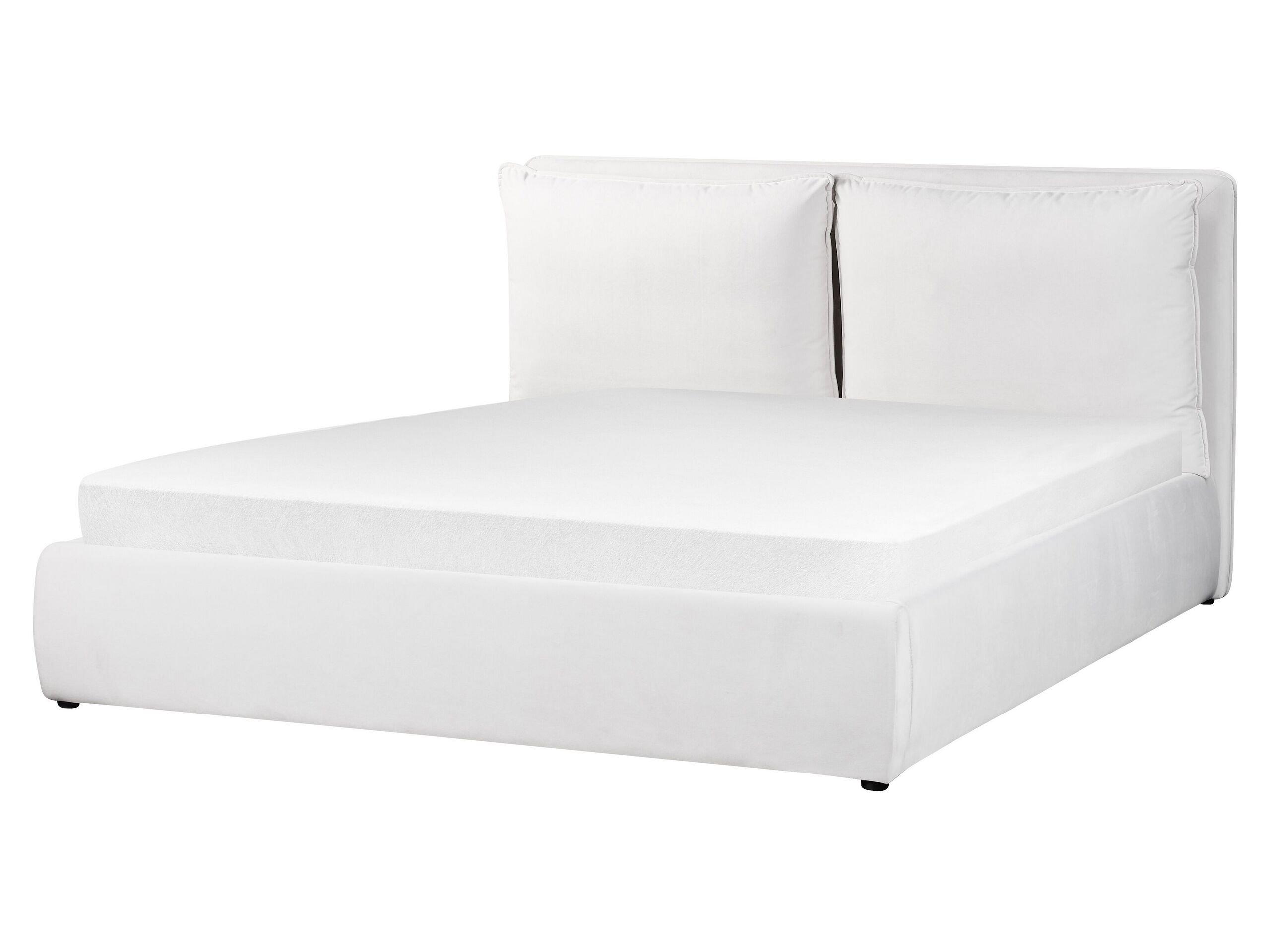 Beliani Bett mit Bettkasten aus Samtstoff Modern BAJONNA  