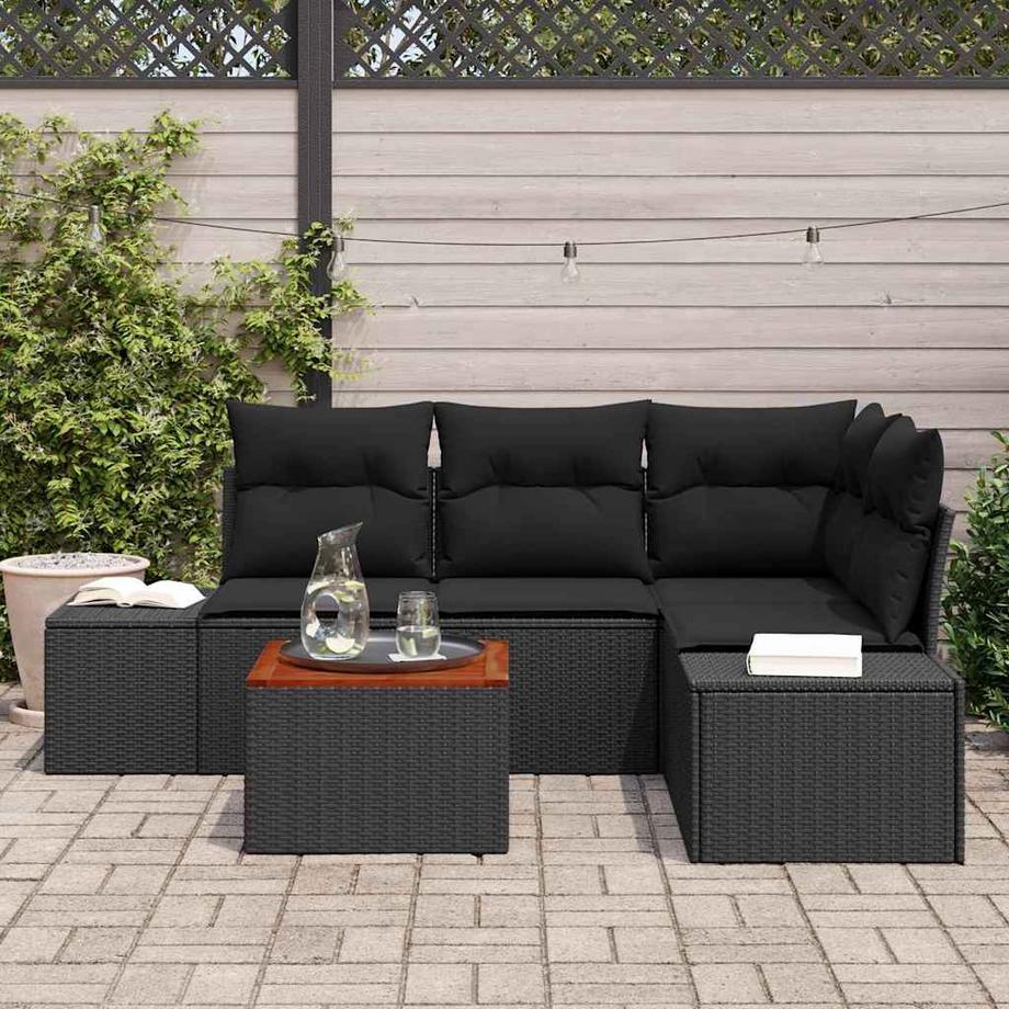 VidaXL Set da Giardino Polyrattan  