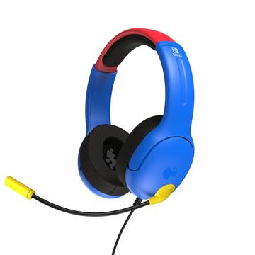 LVL40 Kopfhörer Kabelgebunden Kopfband Gaming Blau, Rot