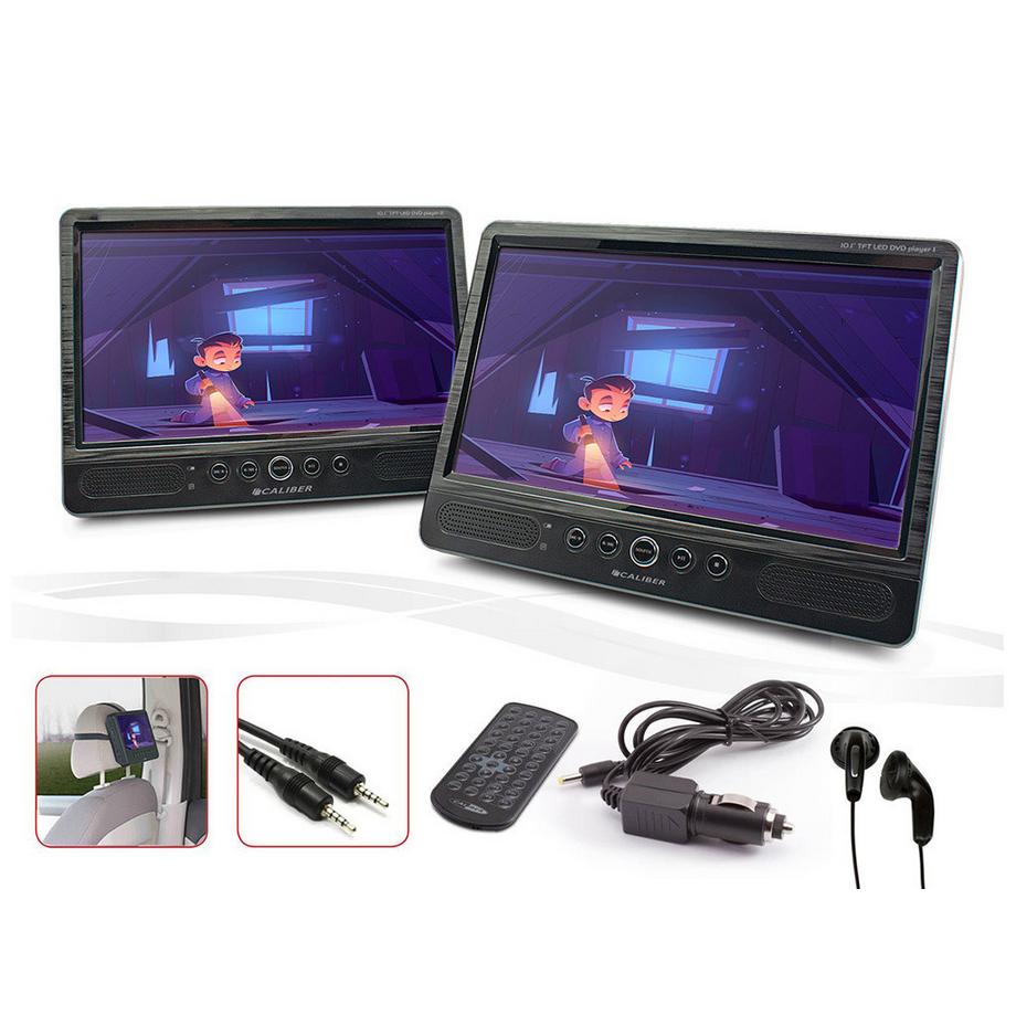 Caliber  Portabler Dual DVD Player 
