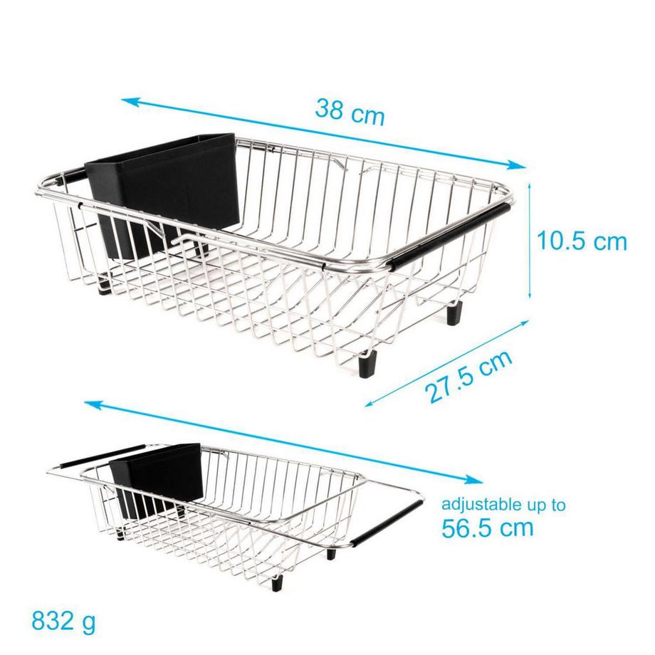 Intirilife Intirilife Égouttoir à vaisselle avec porte  