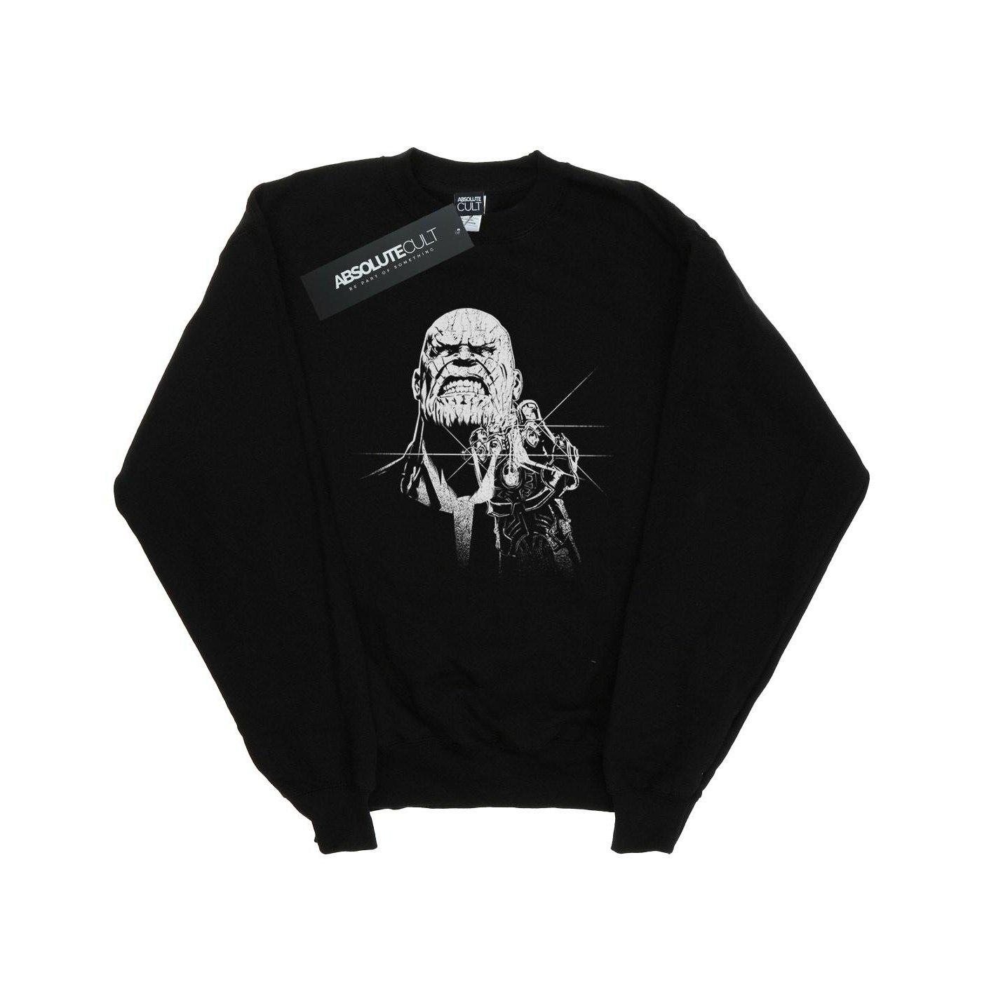 Image of Avengers Infinity War Fierce Thanos Sweatshirt Mädchen Schwarz 128