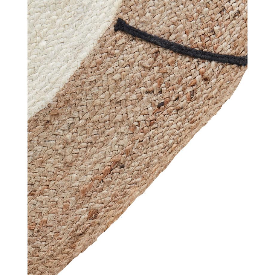 Beliani Kinderteppich aus Jute Boho KOVU  