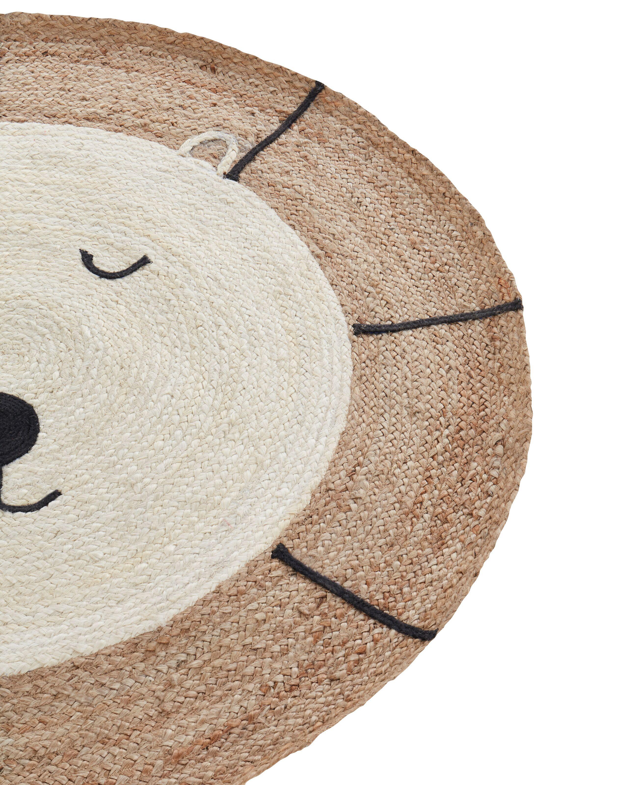 Beliani Tapis en Jute Boho KOVU  