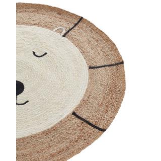 Beliani Tapis en Jute Boho KOVU  