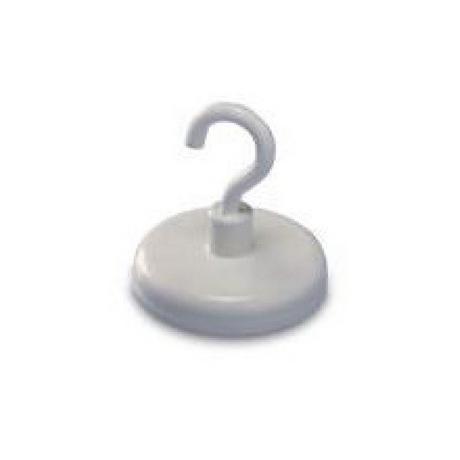 magnetoplan  MAGNETOPLAN Hakenmagnet 36mm 52636 weiss, 8Kg 