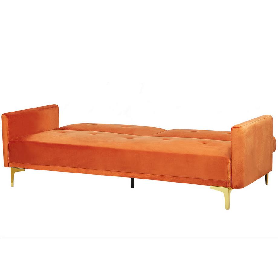 Beliani Schlafsofa aus Samtstoff  LUCAN  