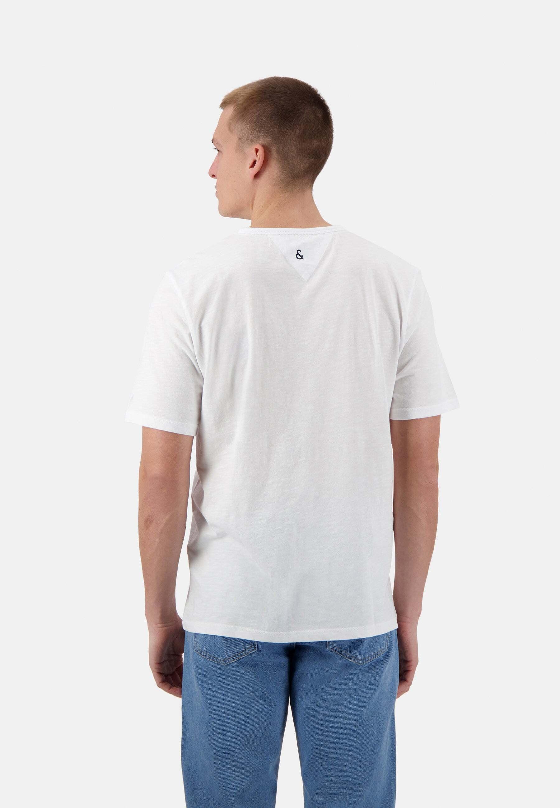 Colours & Sons T-Shirt Slub con Taschino sul Petto  