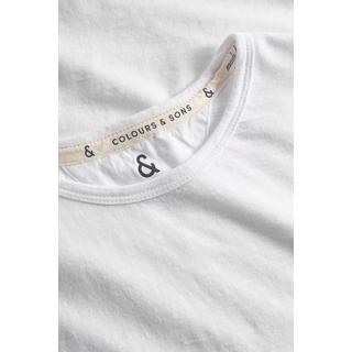 Colours & Sons T-Shirt Slub con Taschino sul Petto  