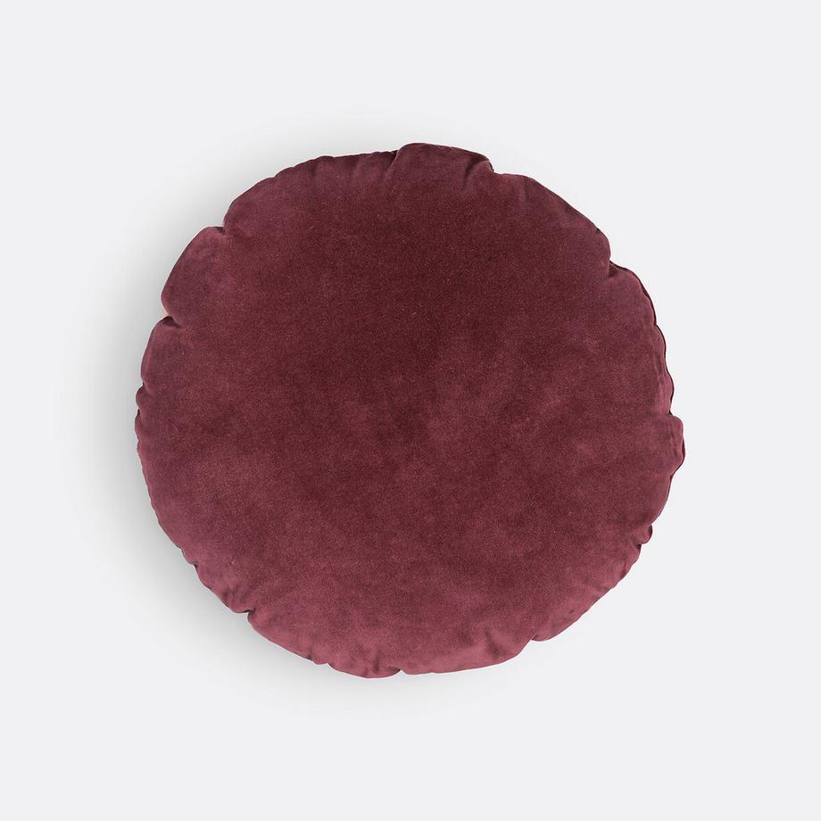 La Redoute Intérieurs Rundes Samt-Kissen Anelio  