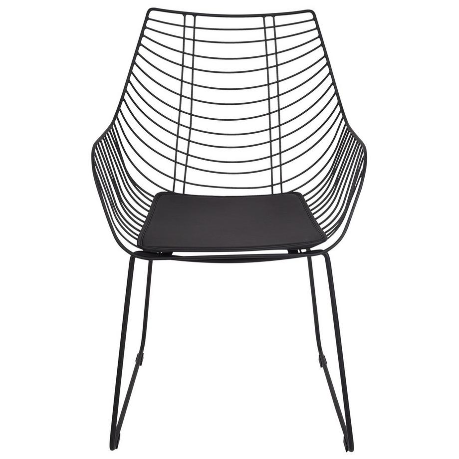 Beliani Set di 2 sedie da pranzo en Acciaio Glamour ANNAPOLIS  