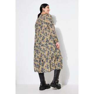 Studio Untold Robe A-Line Imprimé Cachemire Manches Longues  