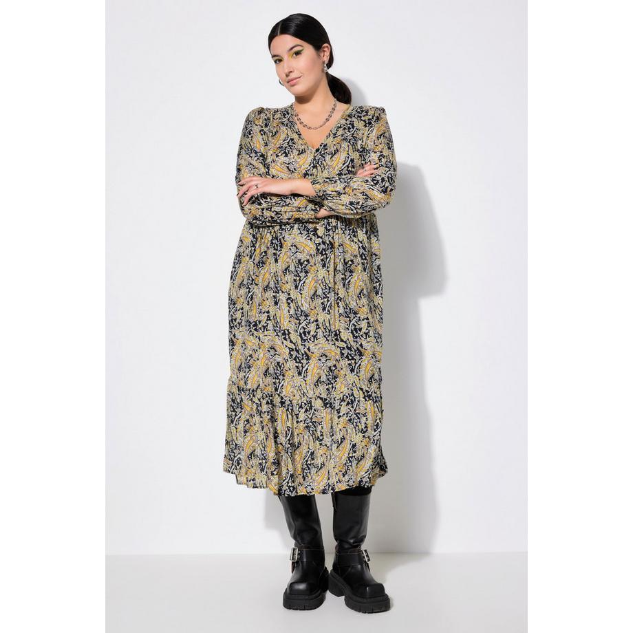 Studio Untold A-Linie Paisley Print Langarm Kleid  
