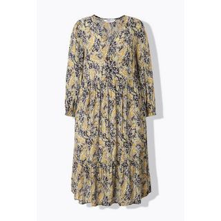 Studio Untold Robe A-Line Imprimé Cachemire Manches Longues  