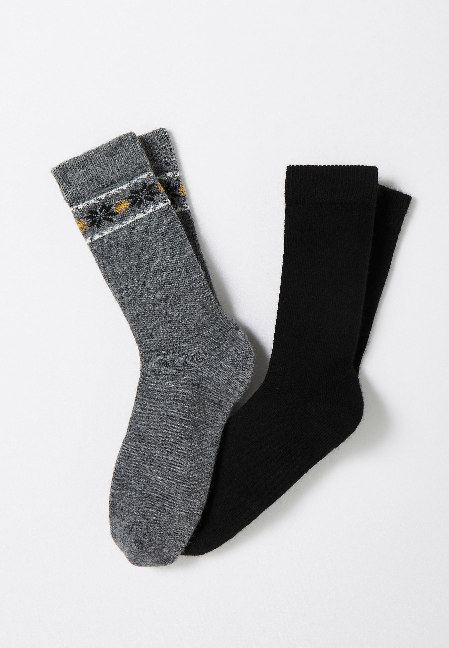 Image of Flauschige Thermolactyl-strümpfe Im 2er-pack. Herren Multicolor 45-47