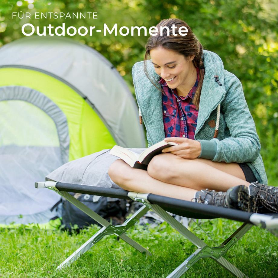 Tectake  Lot de 2 lits de camp 