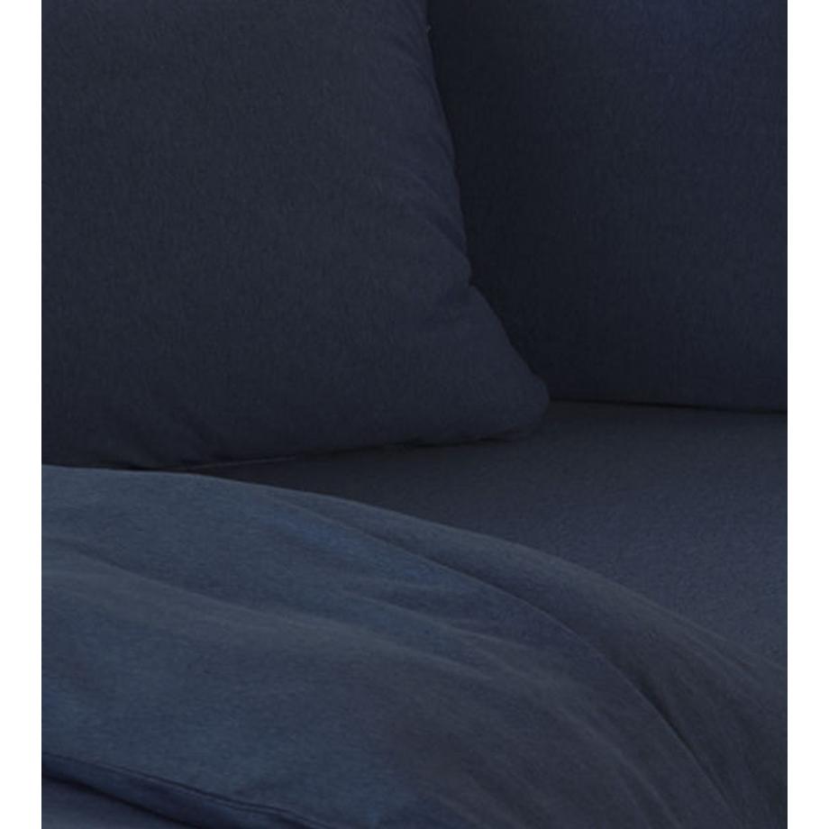 Living Home Melange Jersey Tinta Unita Copripiumino  