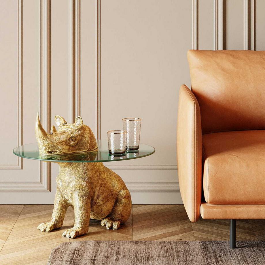 KARE Design Couchtisch Sitting Rhino 65x49  