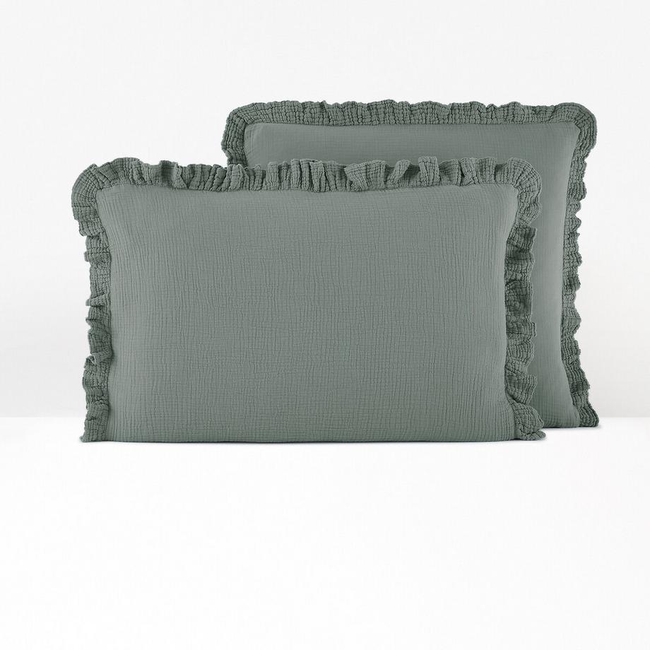 La Redoute Intérieurs Kumla Federa tinta unita con volant  