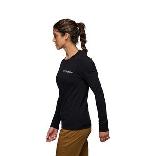 Black Diamond  angarmshirt back diamond heritage wordmark 