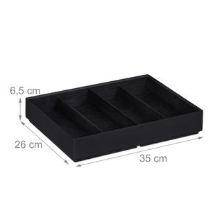 Northix Organiseur de bureau empilable en bambou  