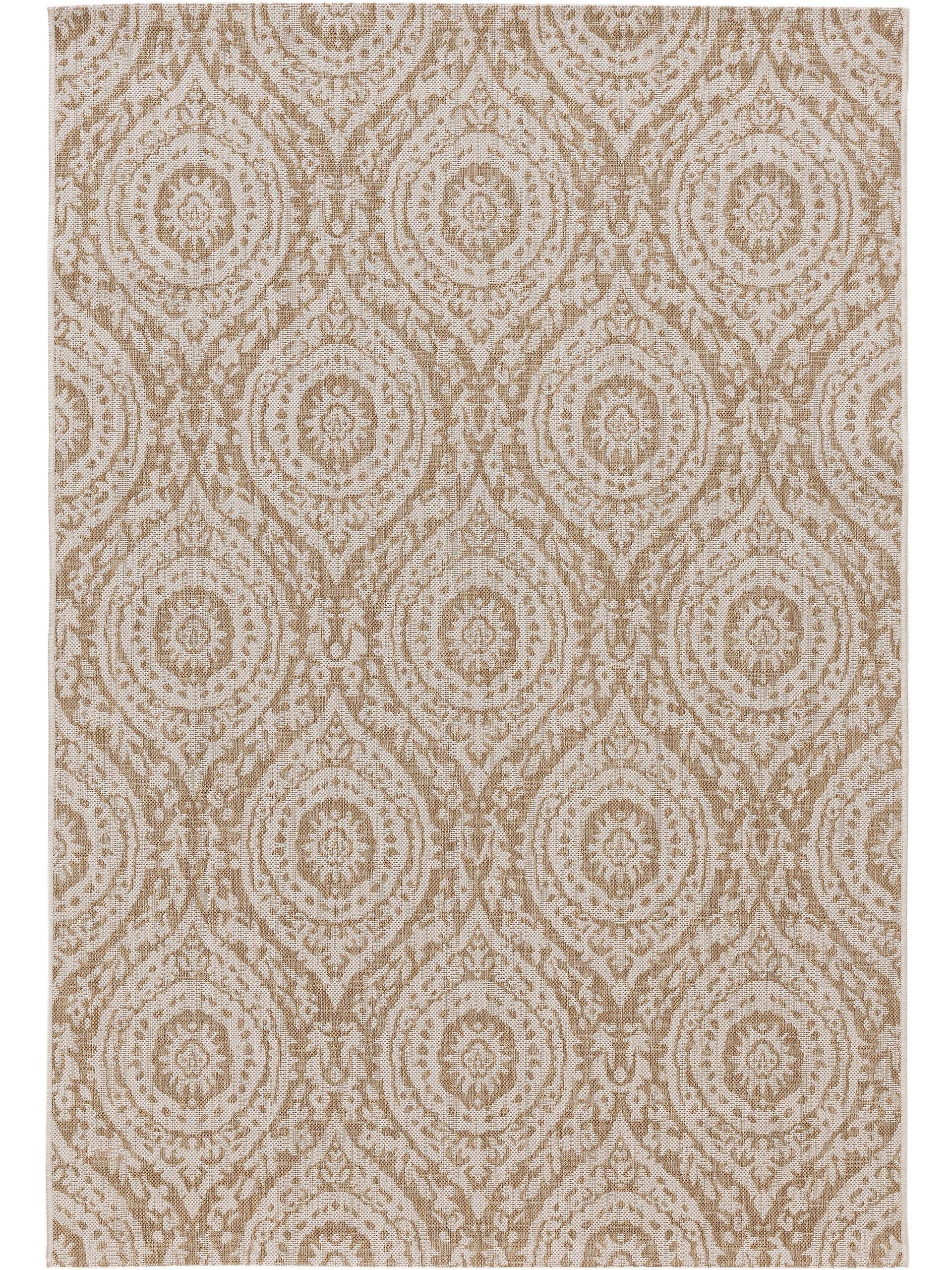 Benuta Tapis d'extérieur & intérieur Cleo Crème/Beige  