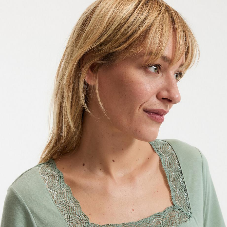 La Redoute Collections Chemise de nuit manches courtes  
