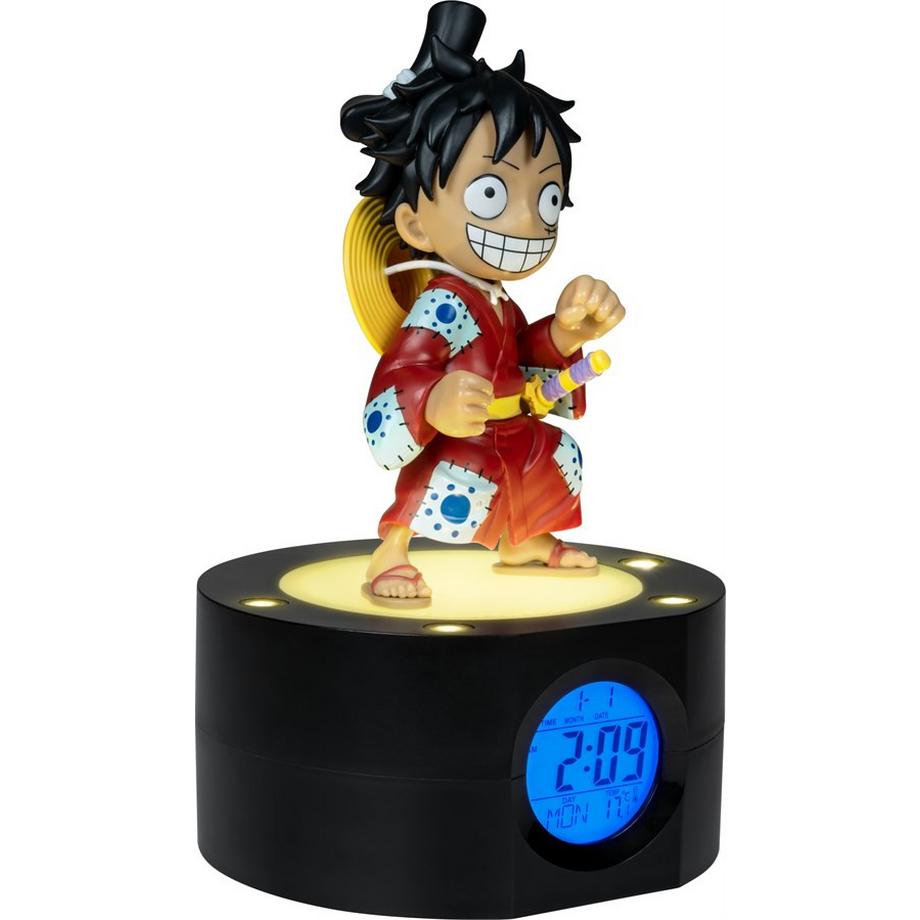 Teknofun  One Piece - Digitaler Wecker Luffy [LED-Lampe] 