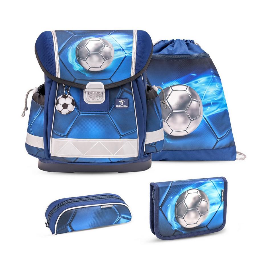 CLASSY Schulrucksack-Set Football 4