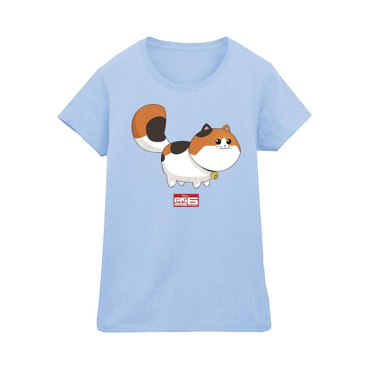 Image of Big Hero 6 Baymax Kitten Pose Tshirt Damen Blau L