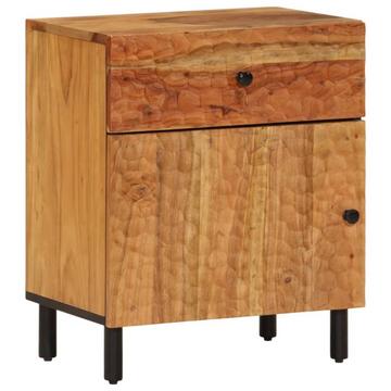 Table de chevet bois d'acacia