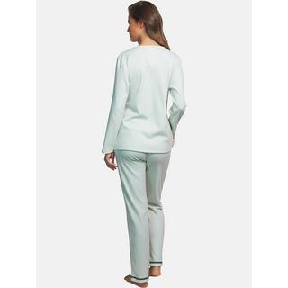 Selmark  Pyjama pantalon haut cache-coeur manches longues Rayas 