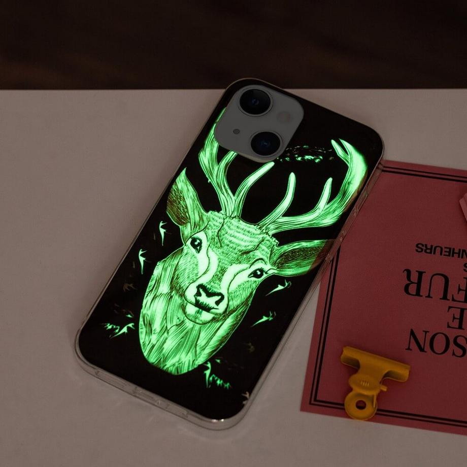 Cover-Discount  iPhone 15 Plus - Nachtleuchtende Silikon Hülle 