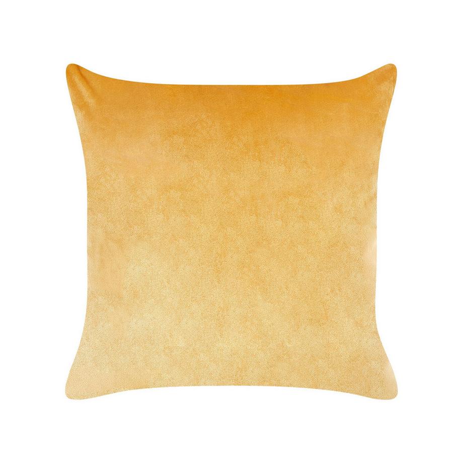 Beliani Dekokissen 2er Set aus Samtstoff Modern MARULA  