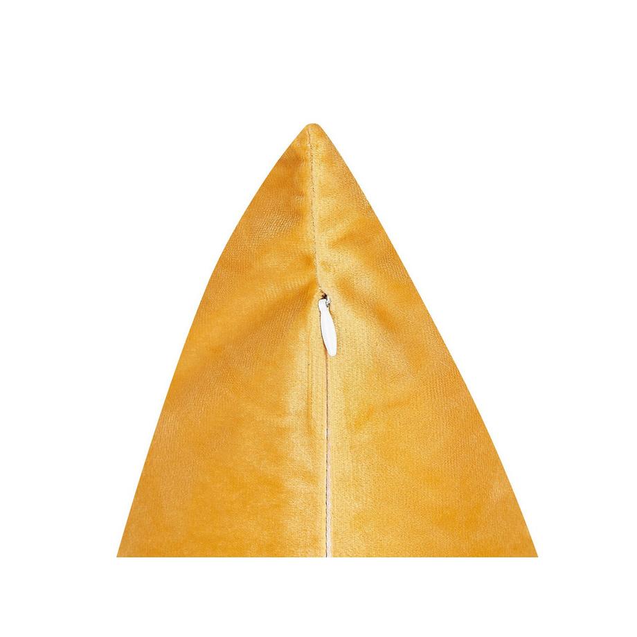 Beliani Dekokissen 2er Set aus Samtstoff Modern MARULA  