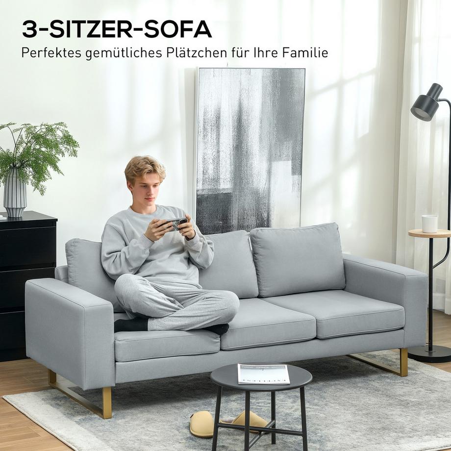HOMCOM 3-Sitzer-Sofa  
